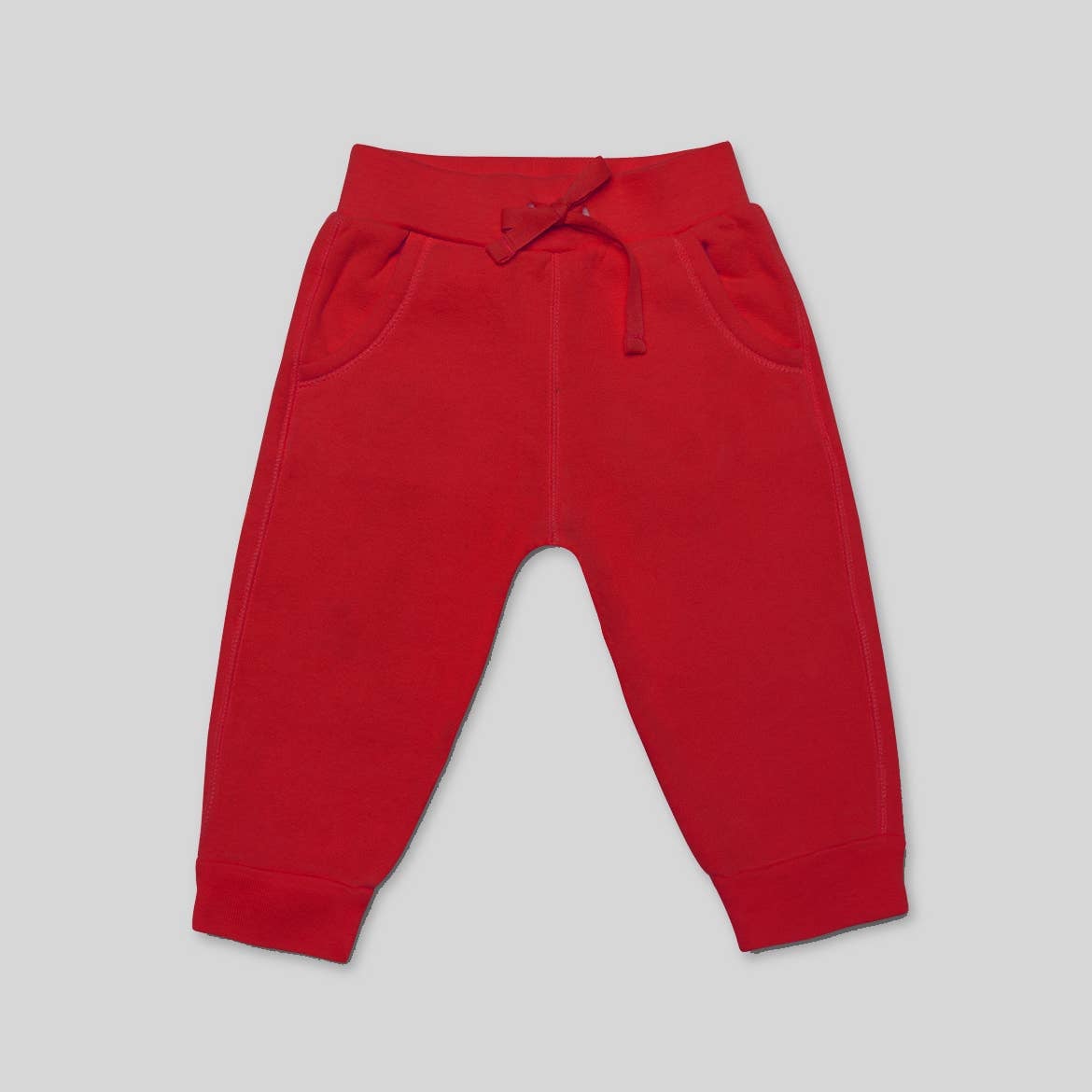 Kidential - Red - Baby French Terry Jogger