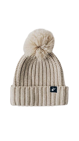 Open image in slideshow, Knit Pom Beanie
