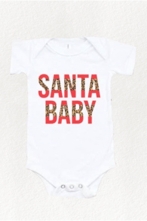 Santa Baby Christmas Bodysuit or Shirt